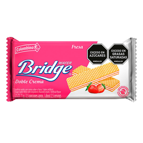 GALLETA BRIDGE 71G MINITACO FRESA